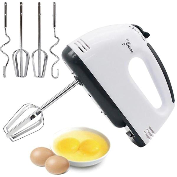 Scarlett Electric Egg Beater and Mixer for Cake and Cream White