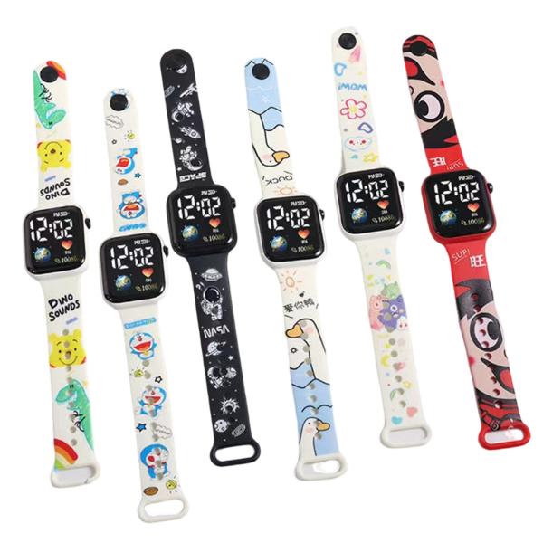 Printed Strap Square Waterproof  Watch