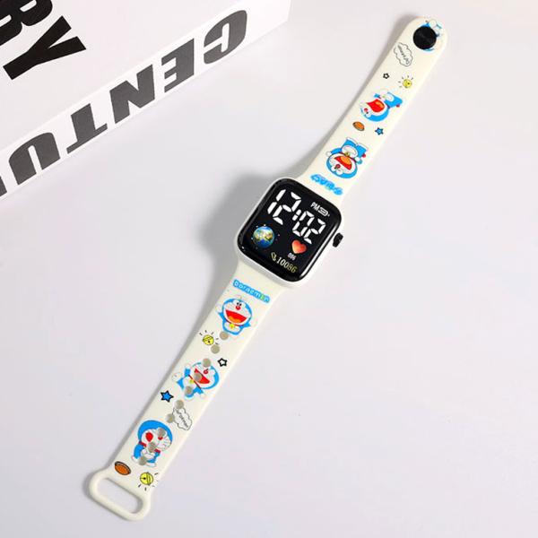 Printed Strap Square Waterproof  Watch