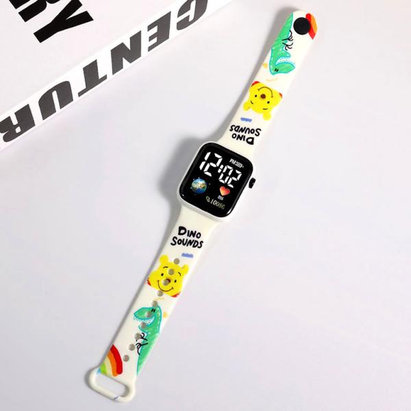 Printed Strap Square Waterproof  Watch