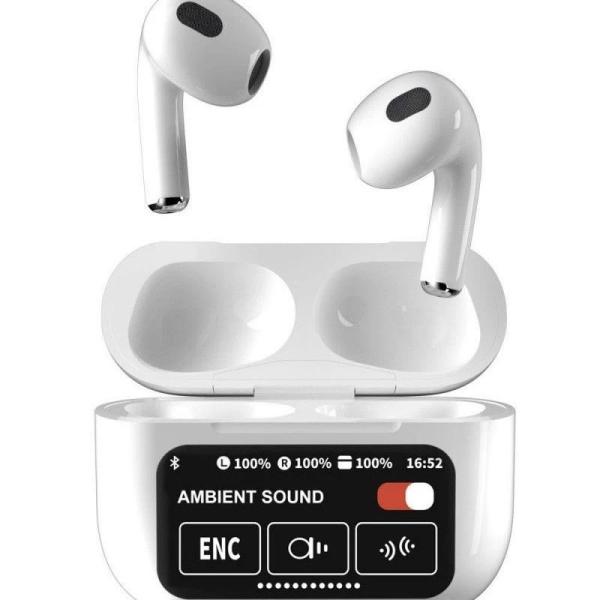 A9 AirPods Pro TWS Earbuds ANC ENC Wireless Earphones with LED Touch Screen