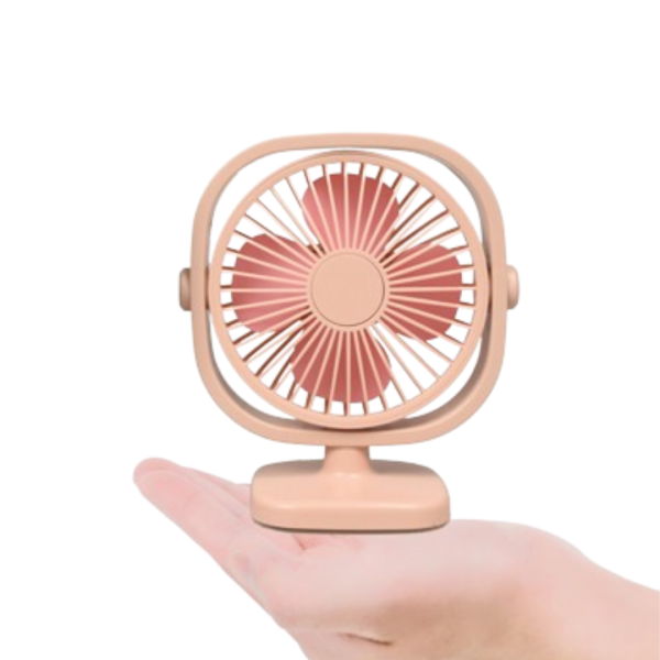 Portable Handheld Mini Rechargeable Fan 2 Speed Creative Desk Fan